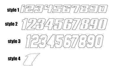 Custom Odi Plate Decals